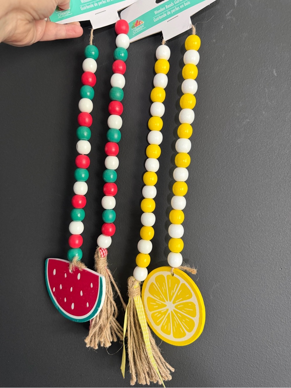 Fruit Bead Garland - NWT. Sold as a PAIR